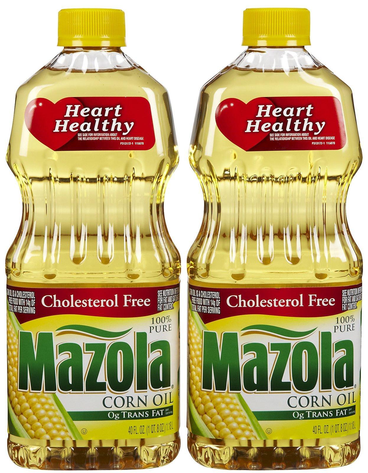 Mazola Corn Oil 40 oz 2 Pack 2 x 40 Fl Oz Bottles HighQuality Cooking Oil