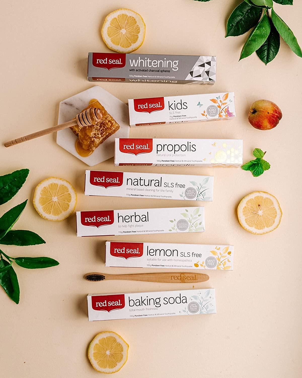 Red Seal Toothpaste for Kids Non Fluoride & No SLS or Parabens Mild