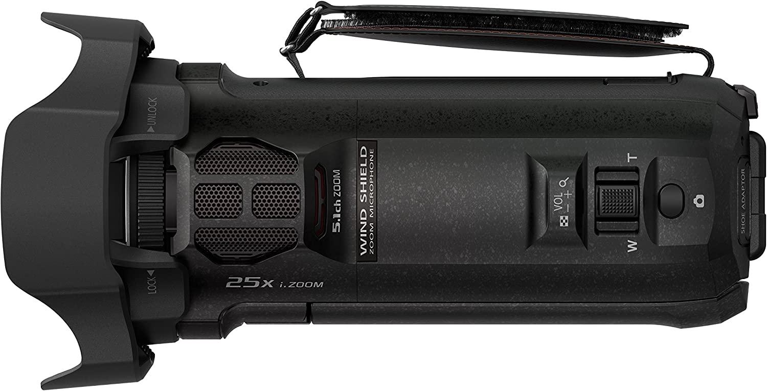 Panasonic 4K Ultra HD Video Camera Camcorder HC-VX981K, 20X