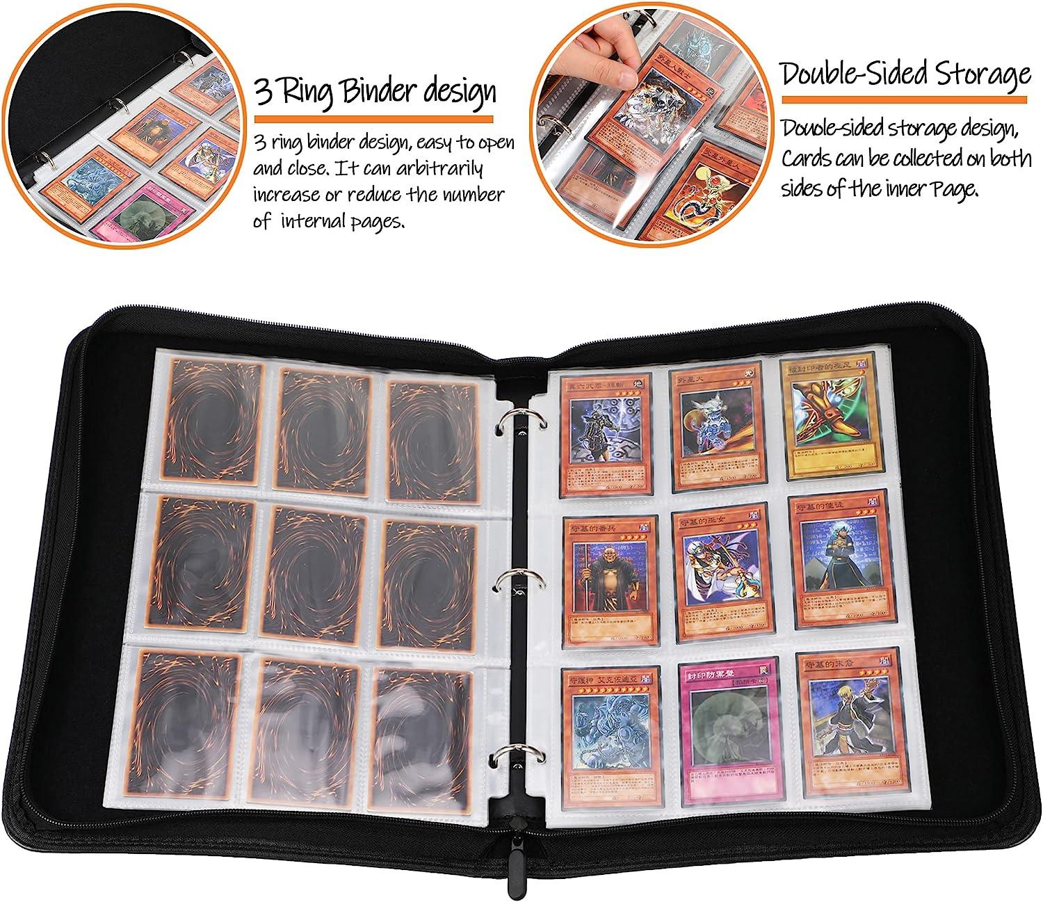 yugioh card holder book Amazon.com: DRZERUI Card Binder for YuGiOh Cards main image 1