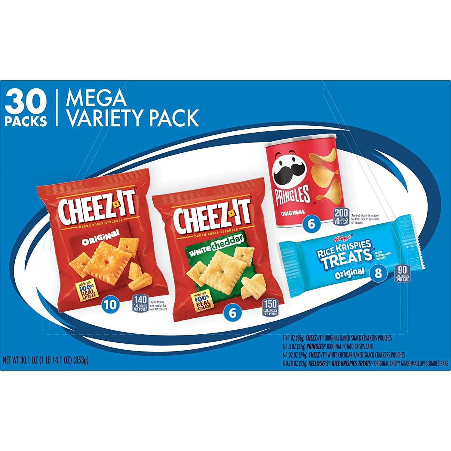 Kellogg's Mega Variety Pack (MVP) Snacks, Lunch Snacks, Office and Kids
