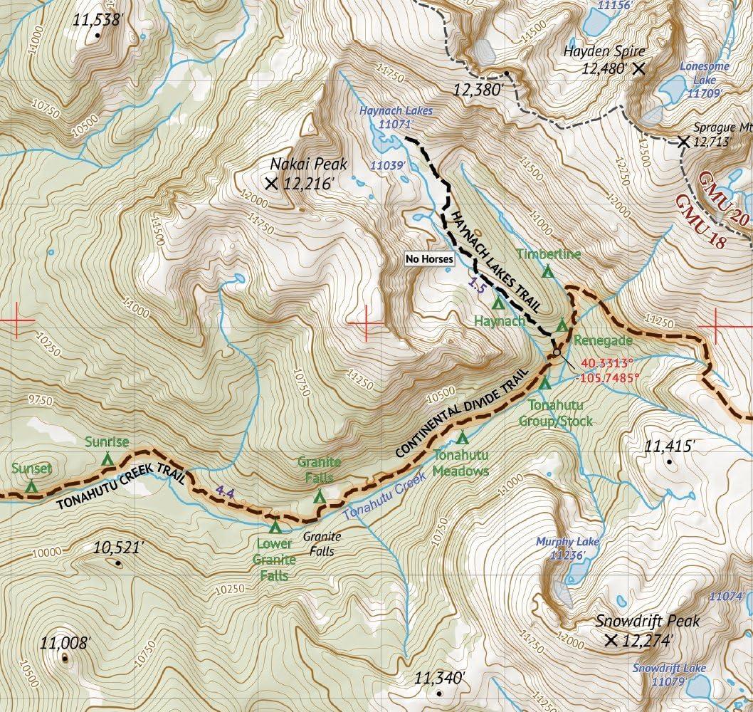 Rocky Mountain National Park 2018 Topographic