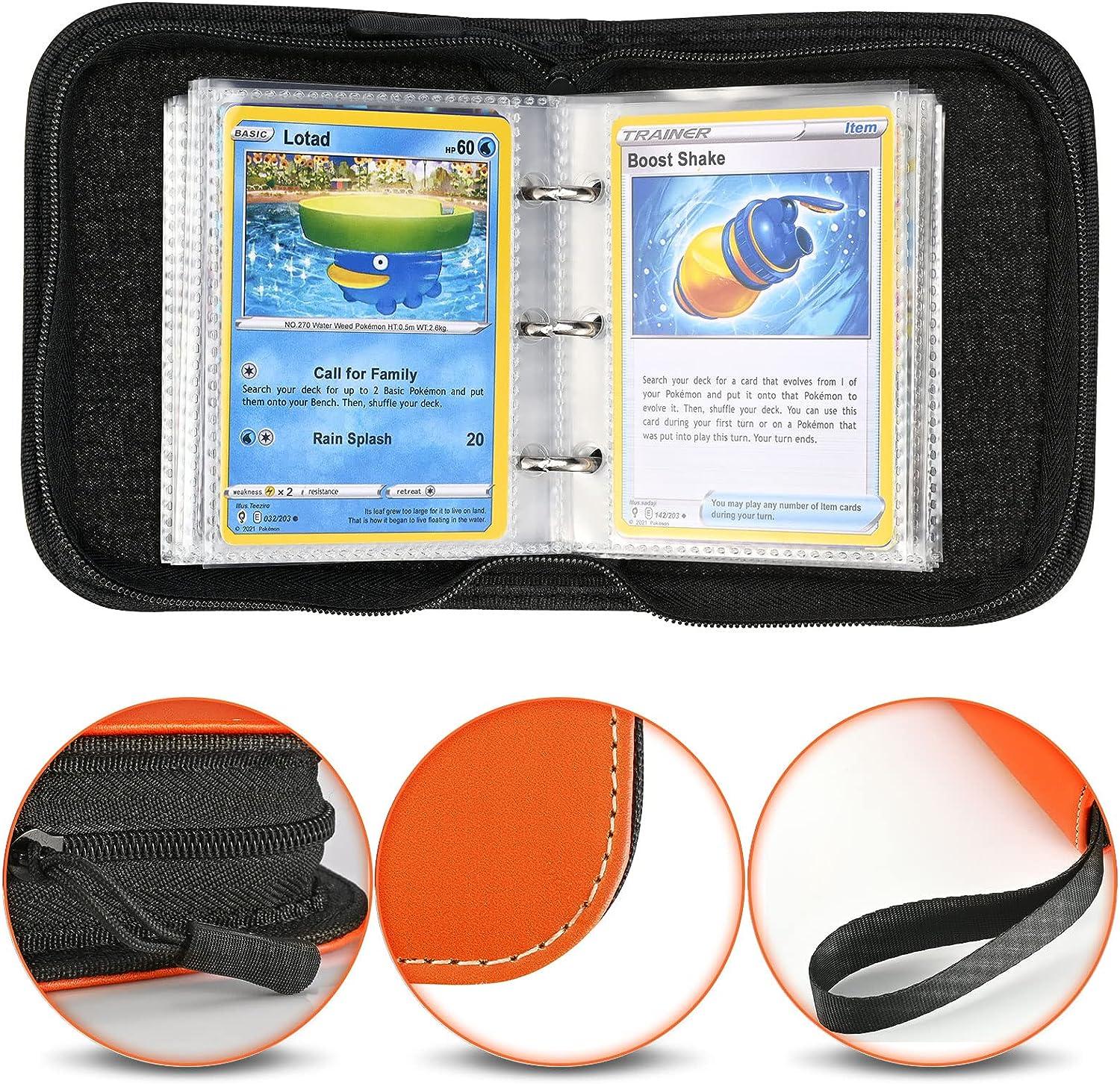 2Pocket Trading Card Mini Binder for Pokemon TCG Cards, Hold 80 Cards