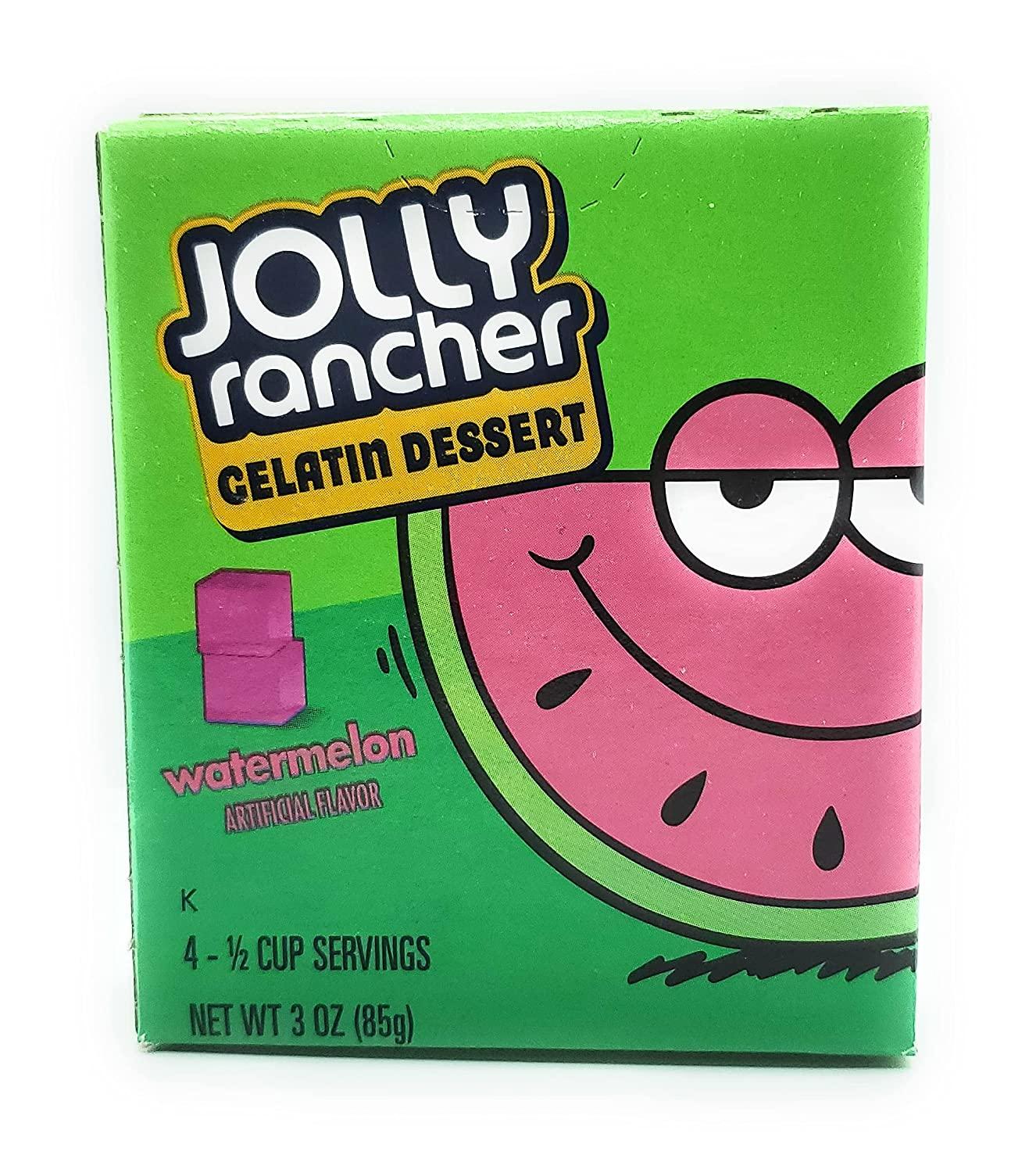 Jolly Rancher Watermelon Gelatin Jello (4 Boxes)