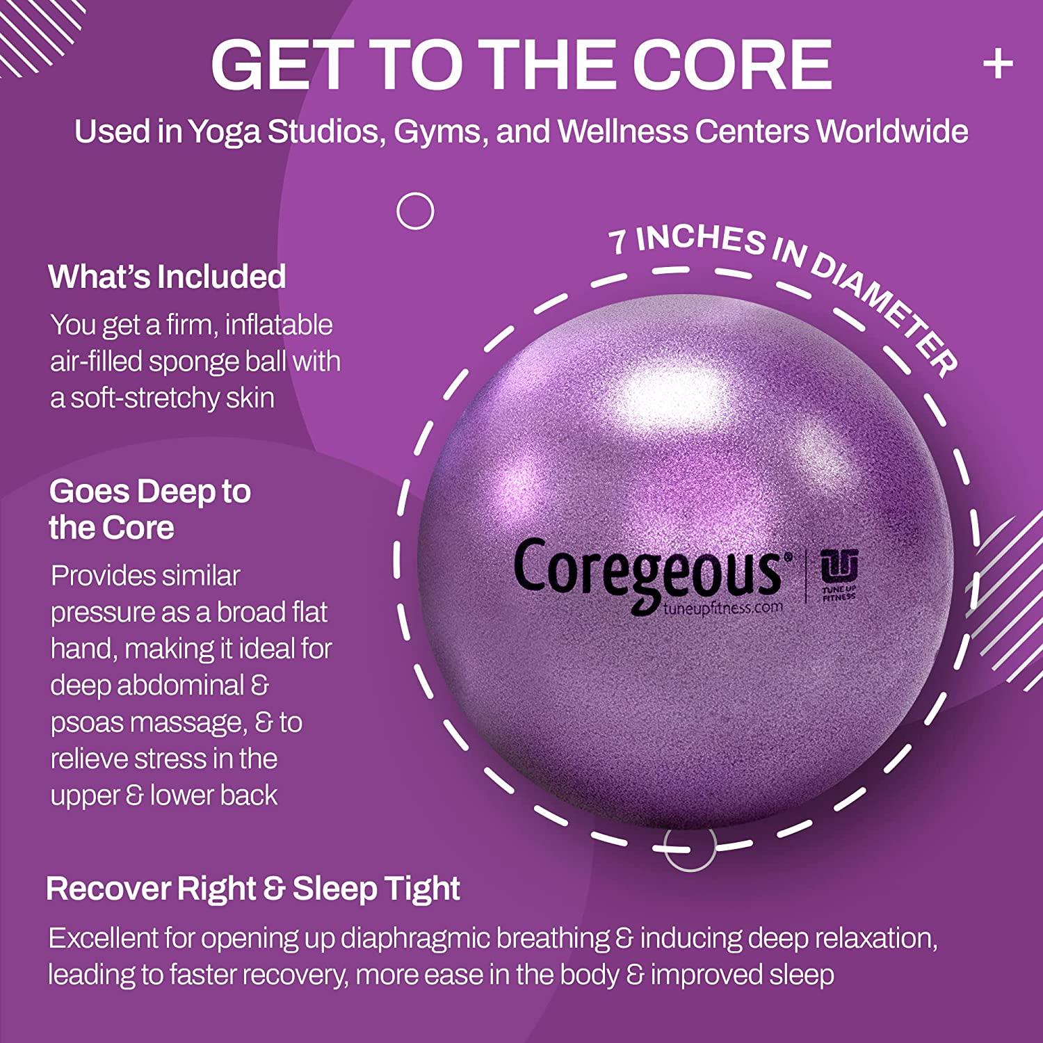 Tune Up Fitness Coregeous Ball for Psoas Release and Lower Back Relief Stress and Digestive
