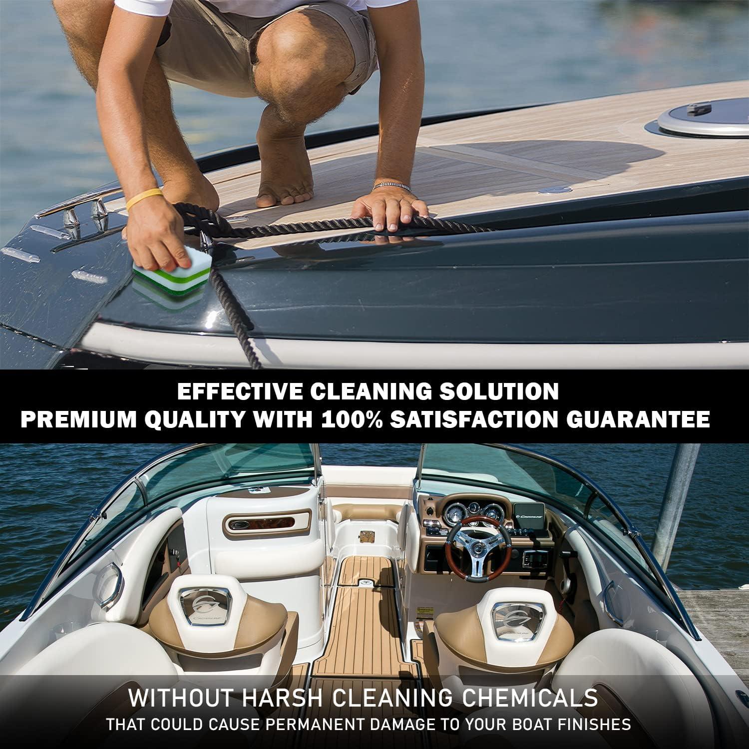 WavesRx Marine Grime & Scuff Remover Pads (Boat Erasers) Cleaning
