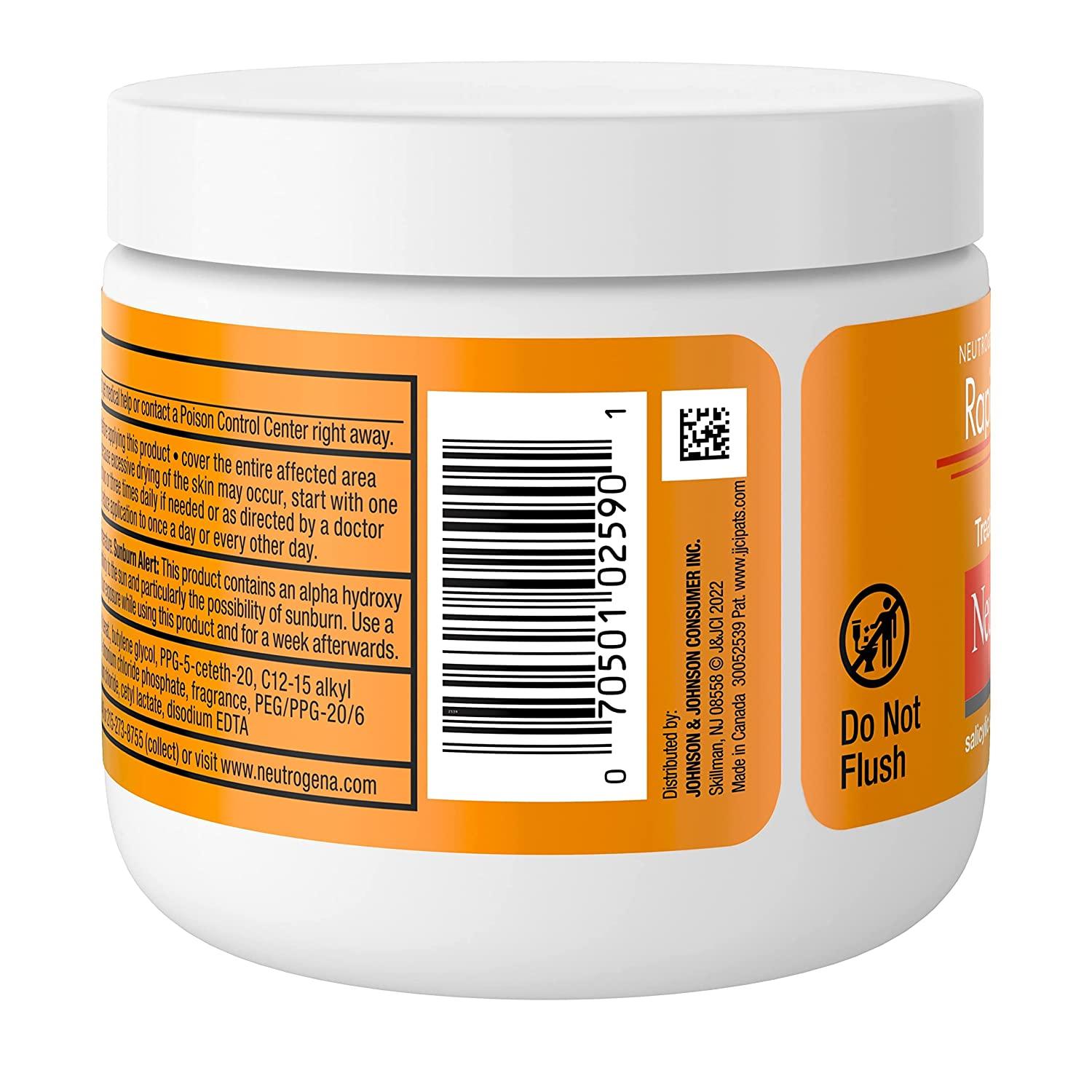 Neutrogena Rapid Clear Maximum Strength Acne Face Pads with 2