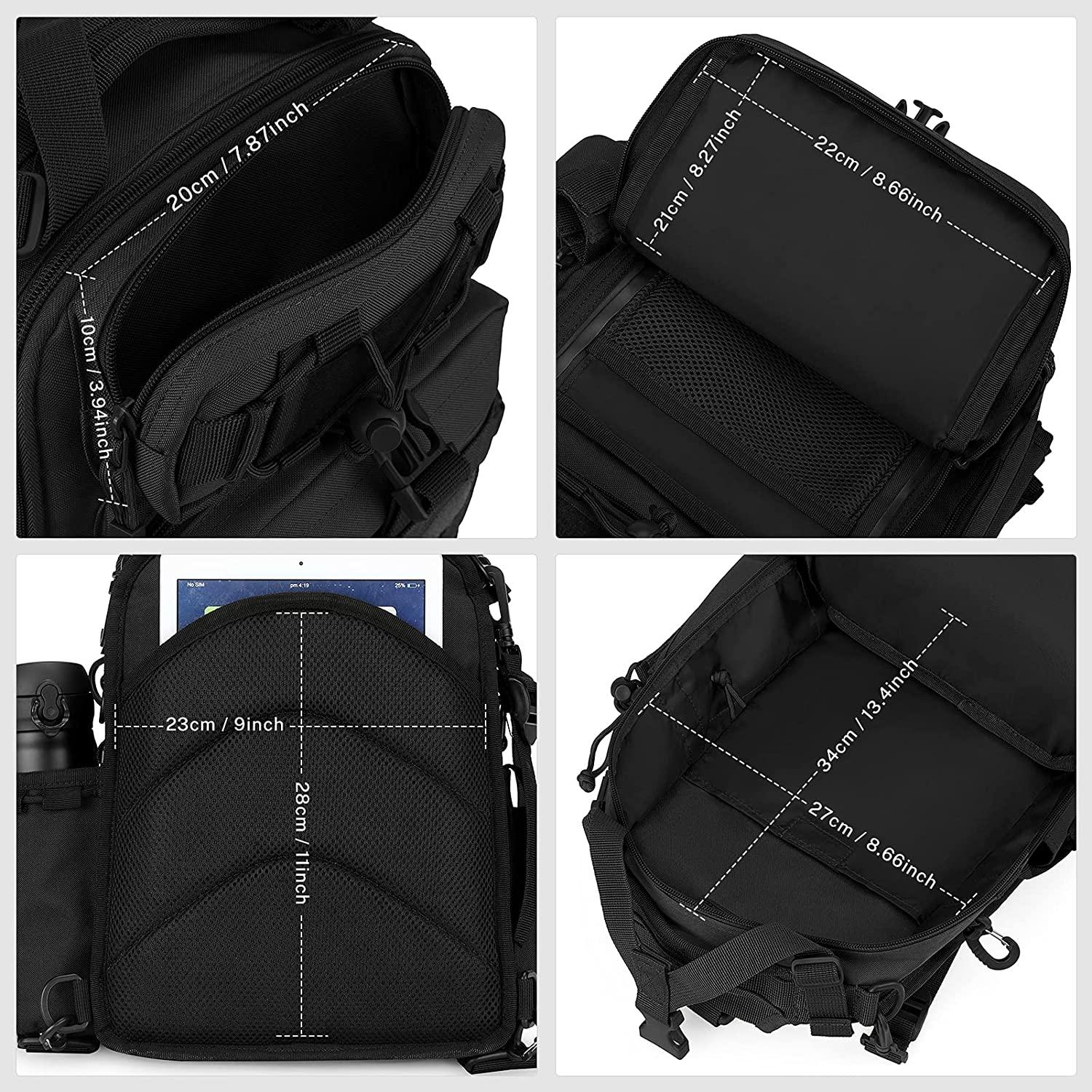 Fishing Tackle Bag with 1x 3600 Tackle Box, Water-Resistant