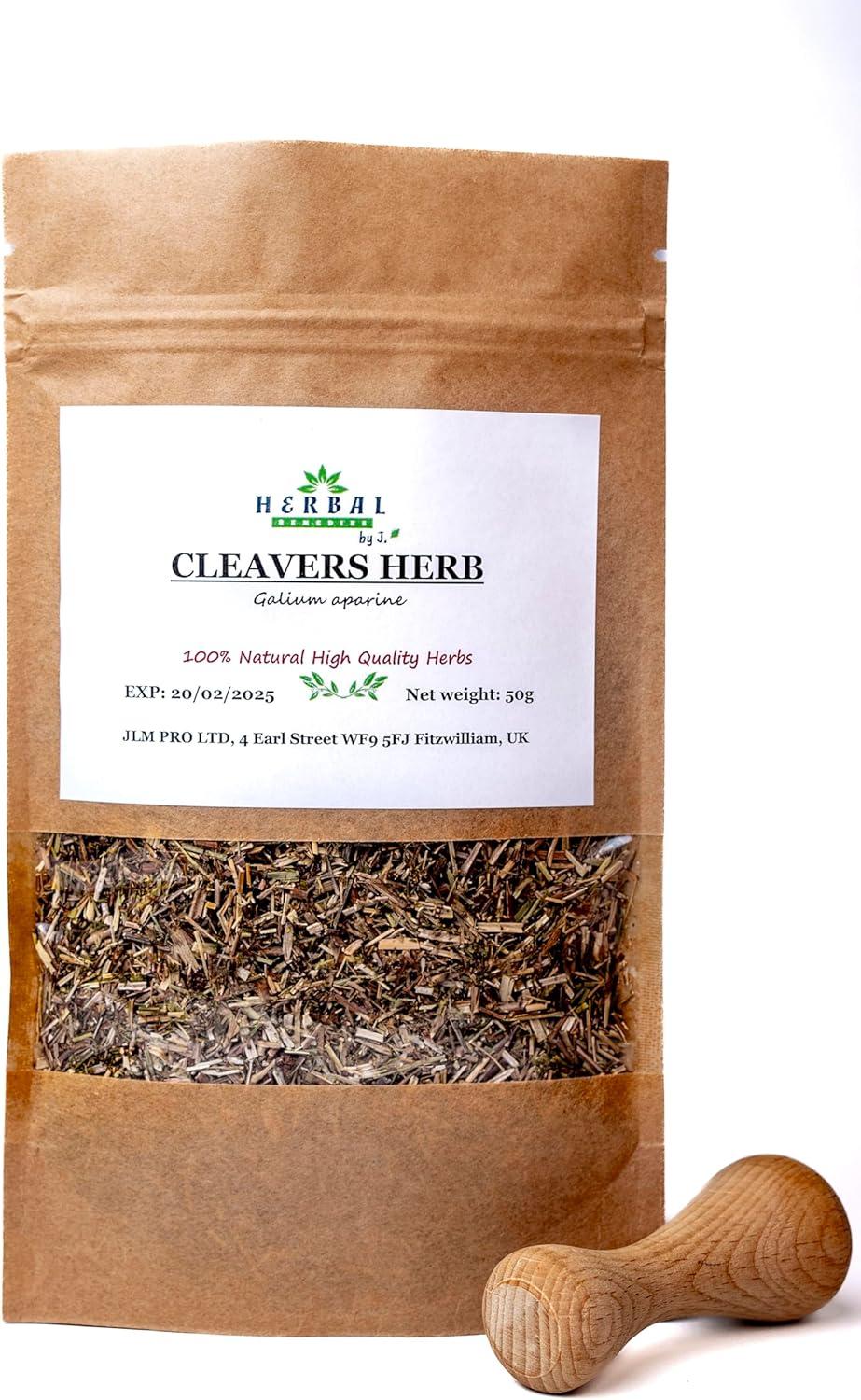 Cleavers Tea Cut Leaf Dried Herb 50g Kidney UTI Support Digestion