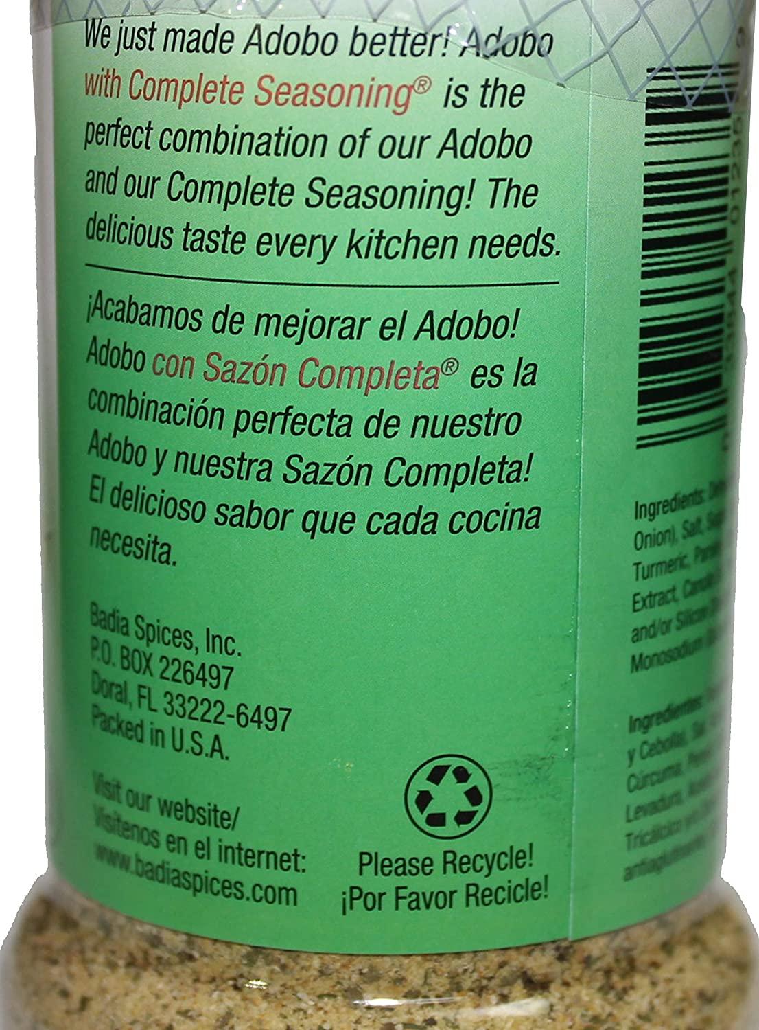 Badia Adobo with Complete Seasoning 9 oz, Kosher, GF