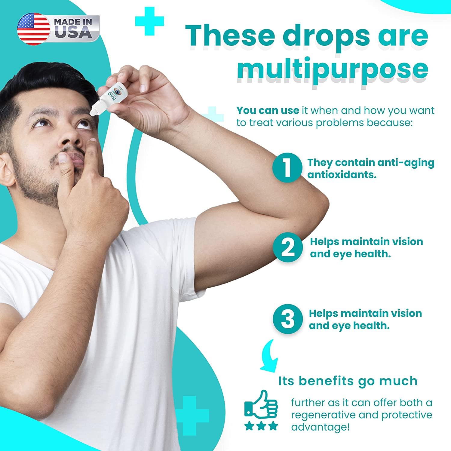 Anti Aging Central NAC Eye Drops NAcetylCarnosine Eye Drops (2 x