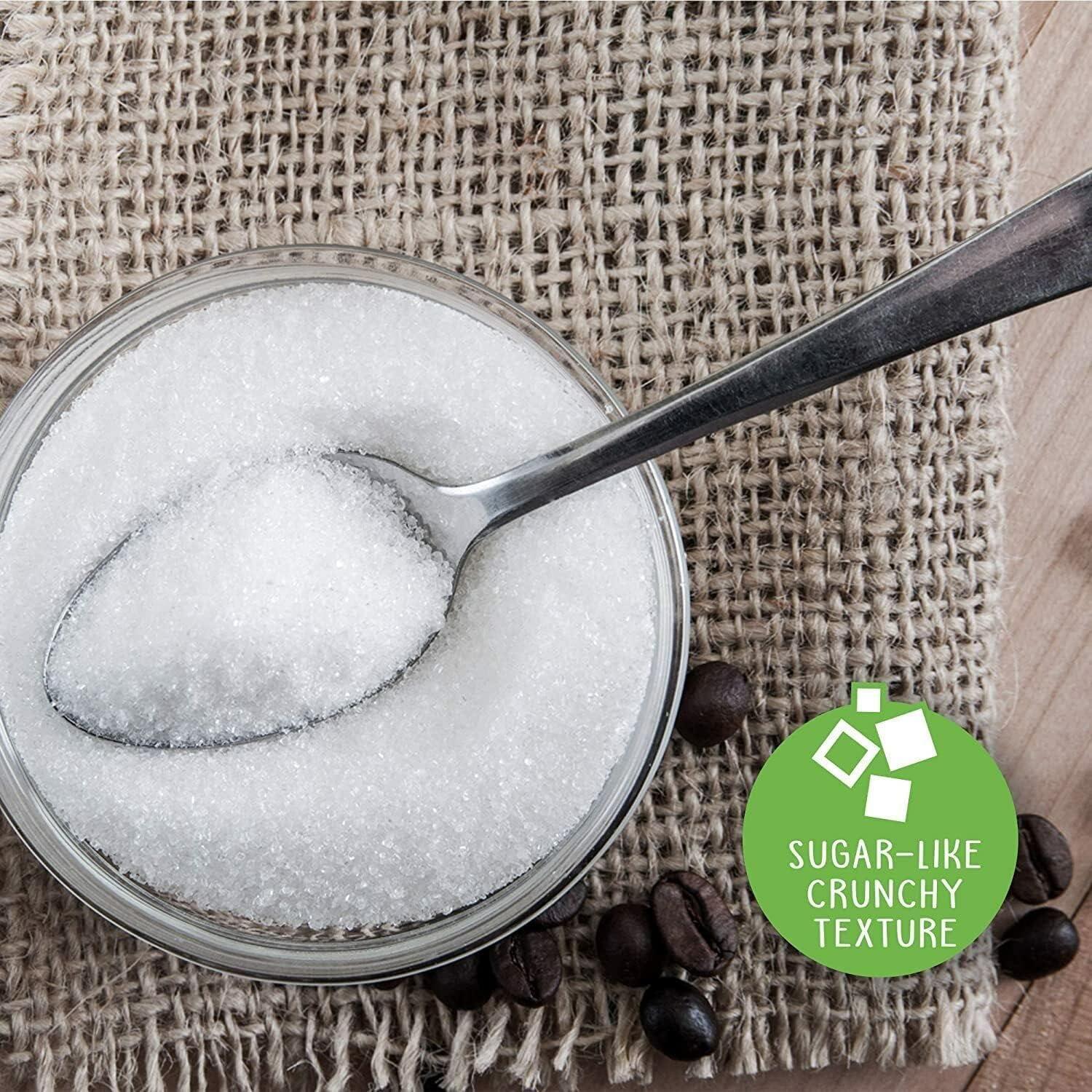 Pure Via Erythritol 1kg ZERO CALORIE & KETO FRIENDLY sugar alternative  Non-GMO certified 1 kg (Pack of 1)