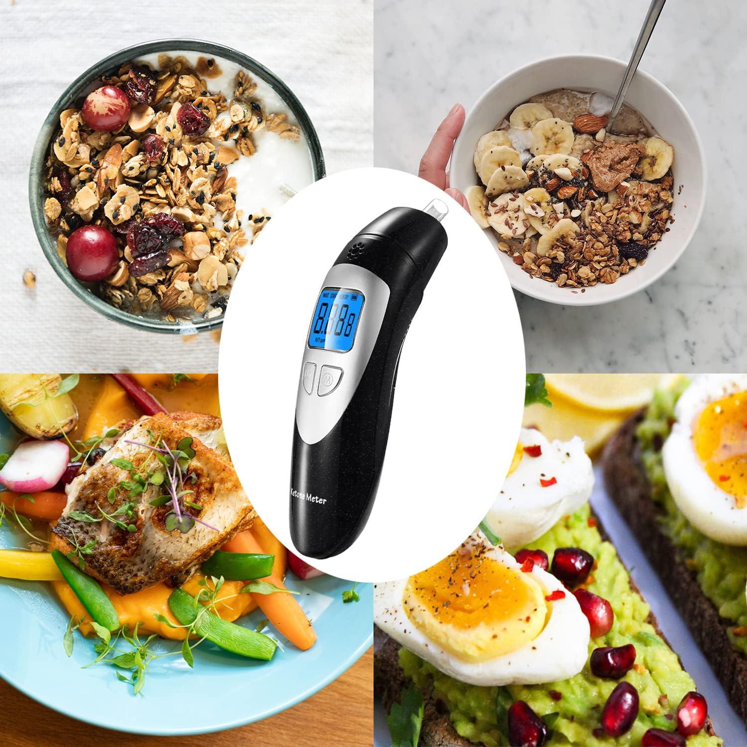 Digital Ketone Meter Breath Portable Ketosis Meter Analyzer Tracing