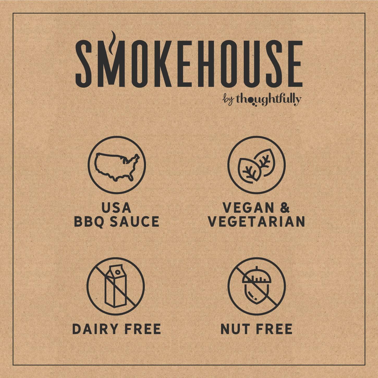 Smokehouse by Thoughtfully, BBQ Grilling Case and Rubs Gift Set, Set of 18