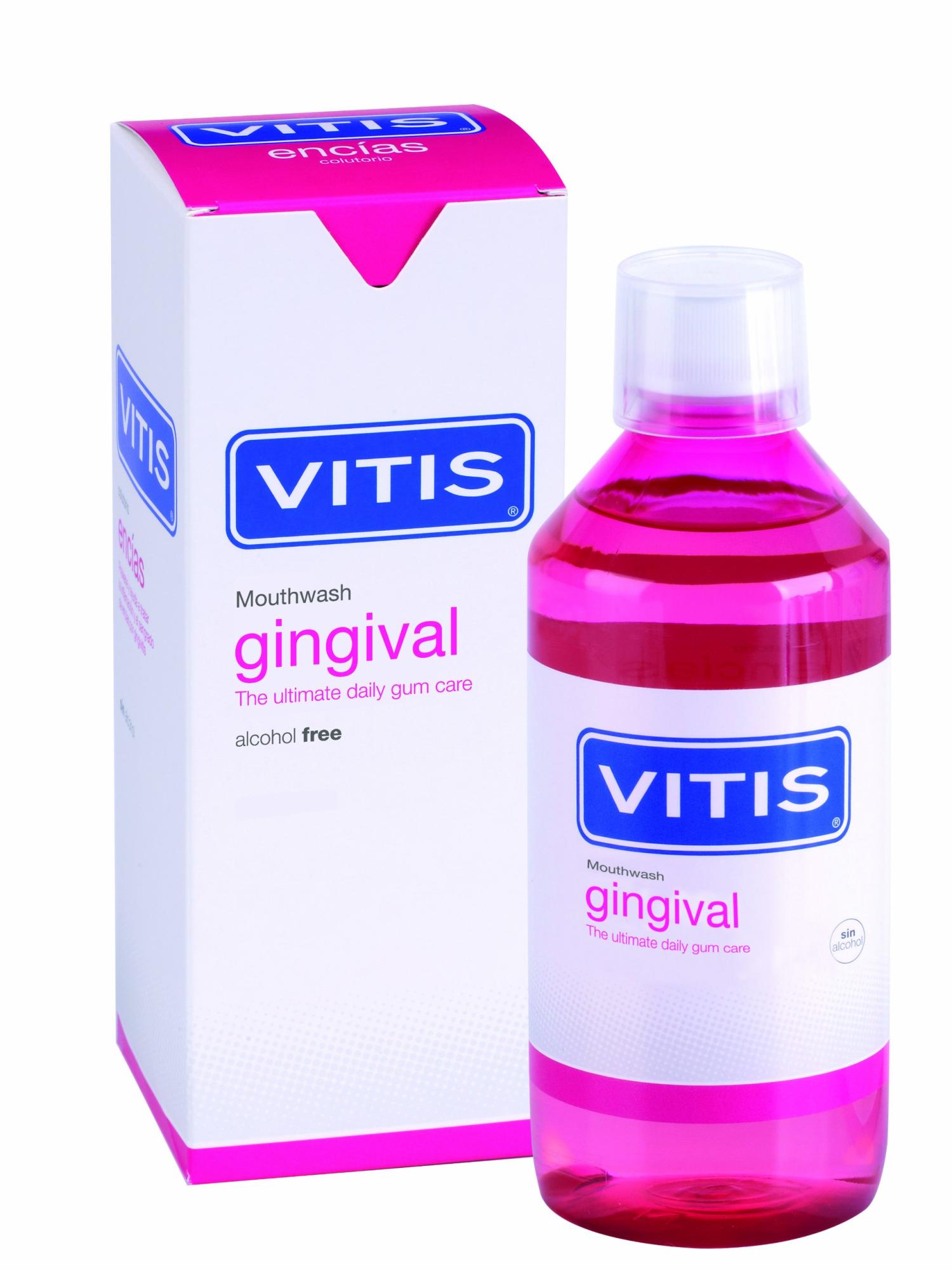 Vitis Gingival Collut 500ml Effective Gingivitis Mouthwash