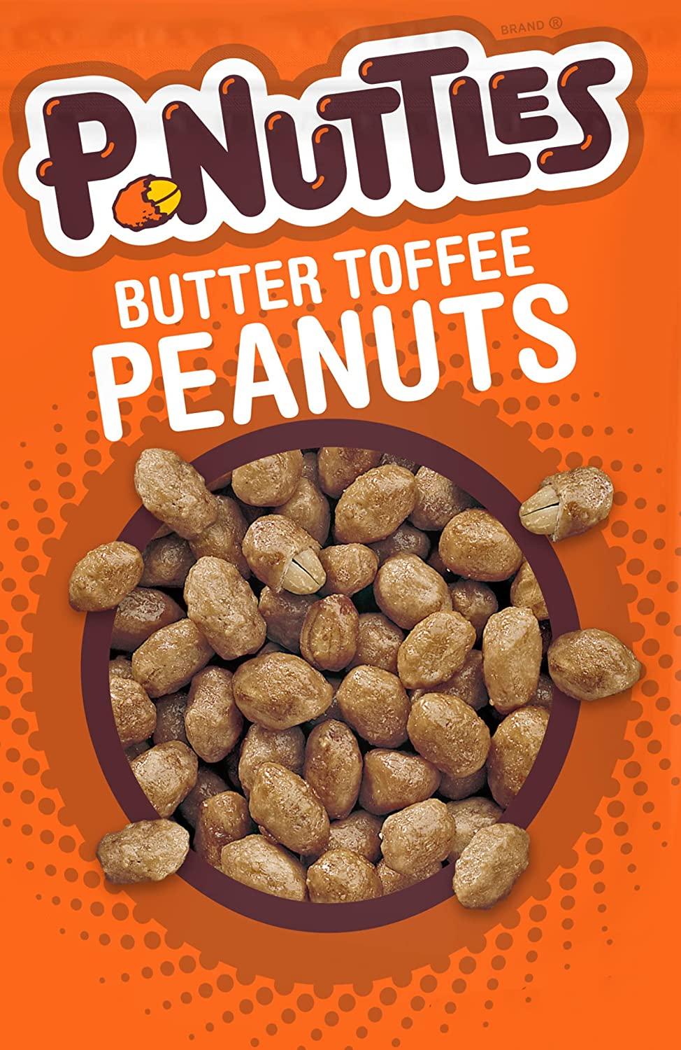 PNuttles Butter Toffee Covered Peanuts, Toffee Peanuts, 44 Ounce Jar