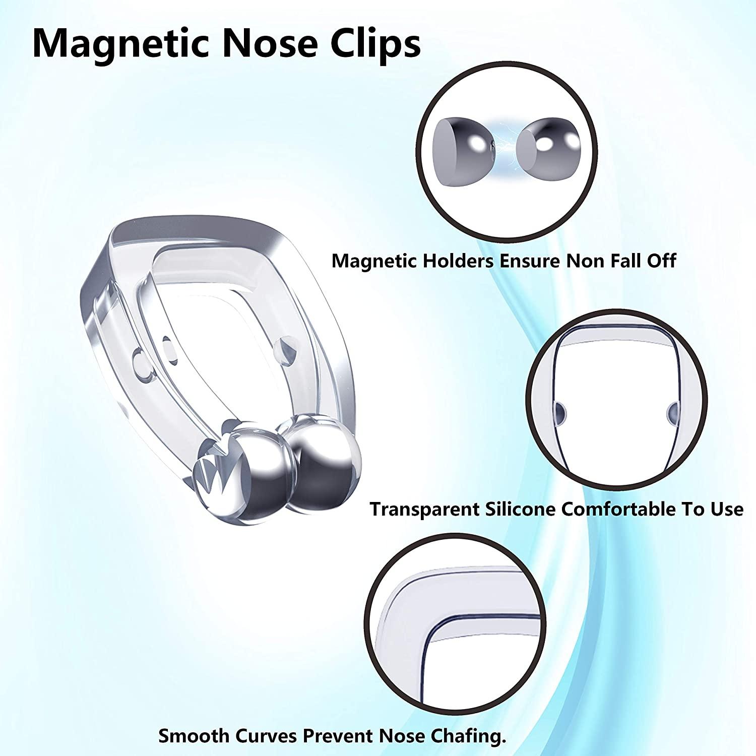 Snoring Solution,2 Nose Clips,8 Nasal Dilators Silicone Nasal