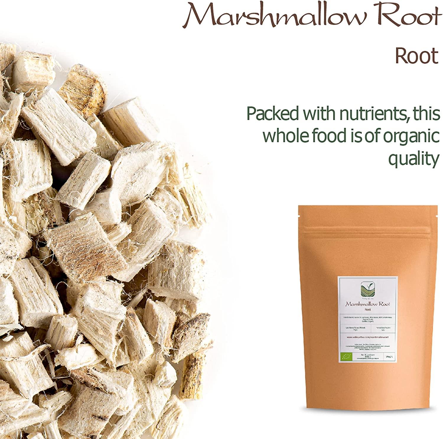 Organic Marshmallow Root Tea 100g (3.53 oz) Dried Herbal Tea Pure Marshmellow Root Natural