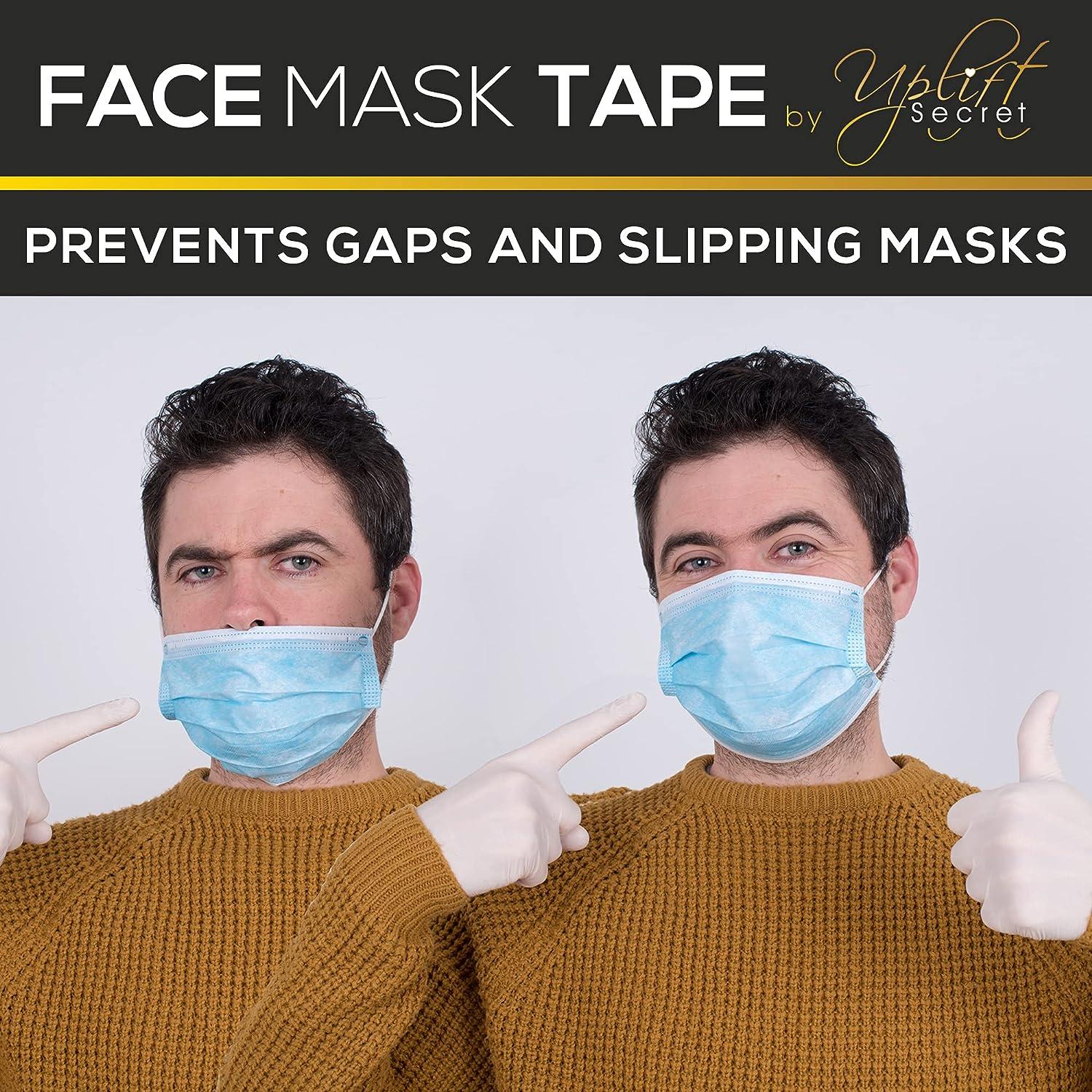 Uplift Secret Face Mask Tape Double Sided (100 Count) Prevents