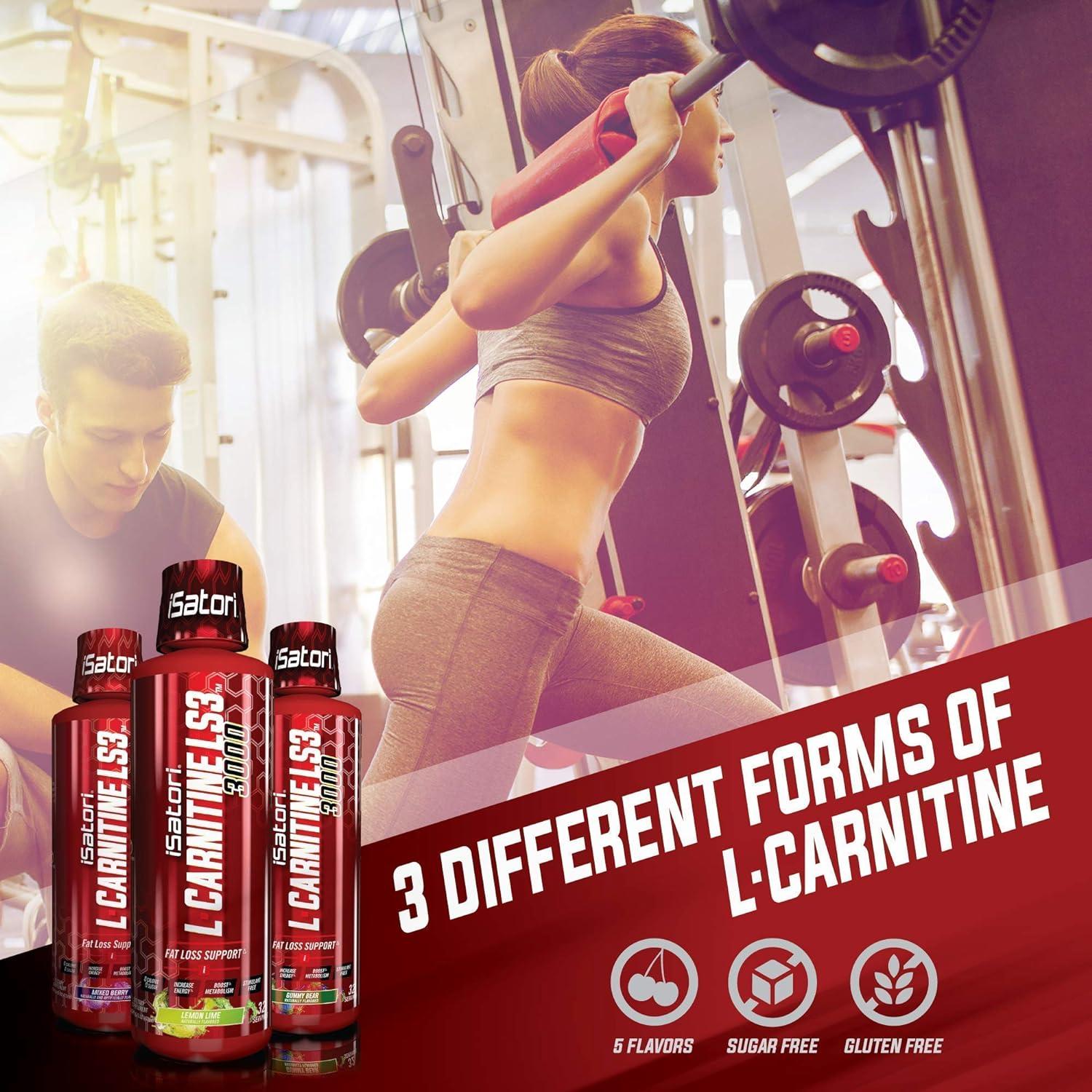 isatori l carnitine fat loss mixed berry iSatori L-Carnitine LS3 Mixed Berry 1500mg & BioGenetic Labs Forskolin Lean  & Tone - Combo Pack | Buy Now with Express International Delivery