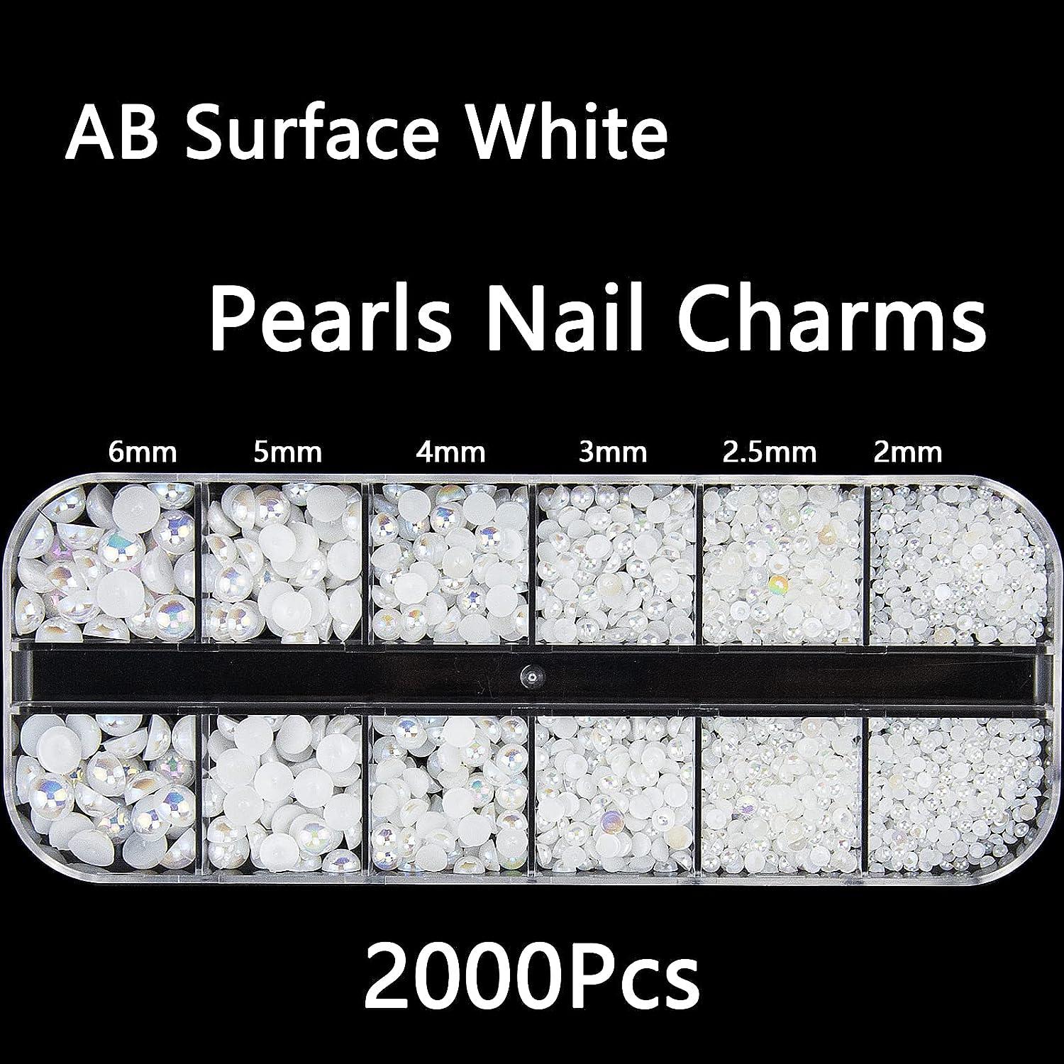 White Ivory Beige 2/3/4/6/8/10mm-25mm all sizes Imitation Pearl ABS Plastic  Half Round Loose Bead For Nail Art DIY Craft Garment - AliExpress