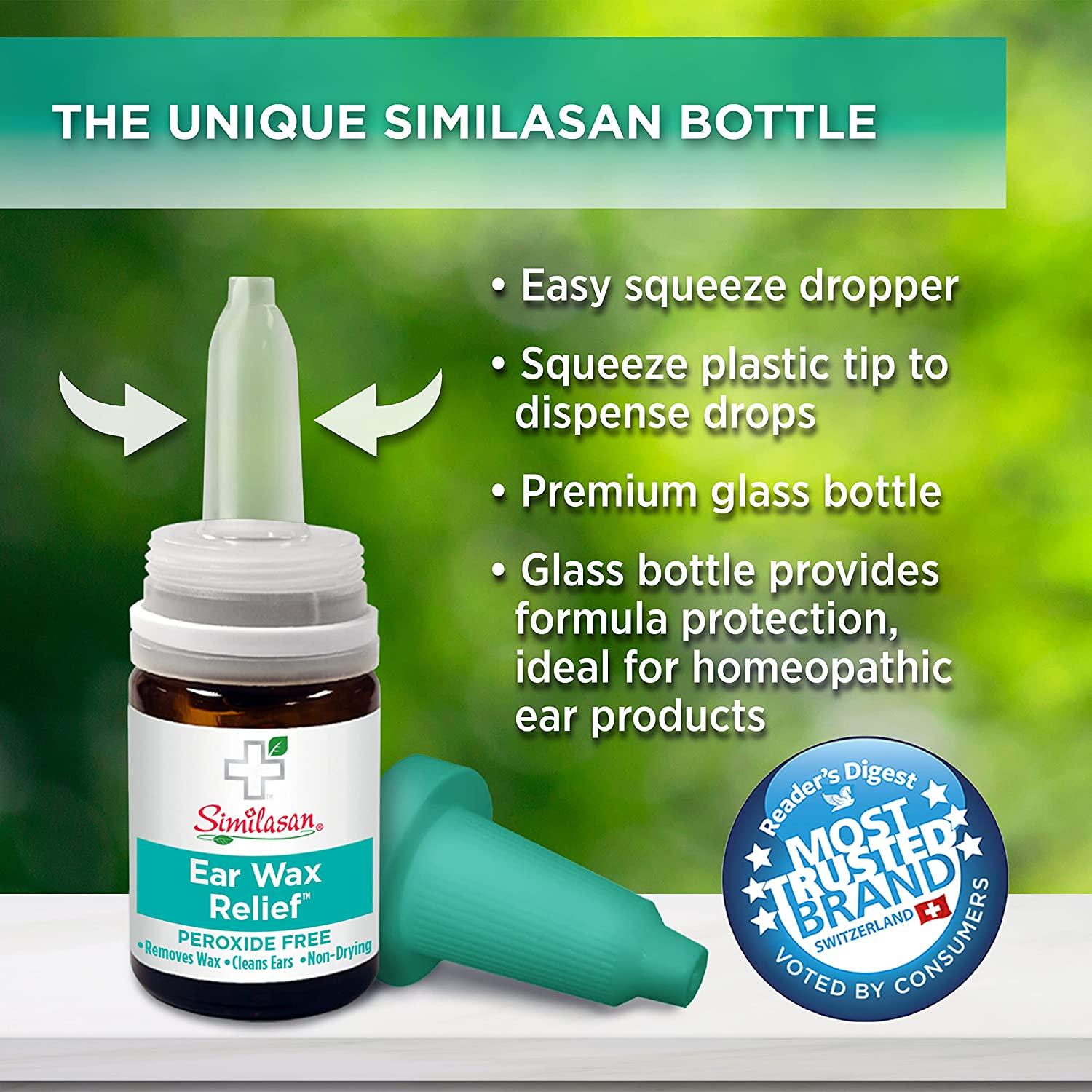 Similasan Ear Wax Removal Kit, 0.33 Ounce Bottle, Ear Drops with Bulb