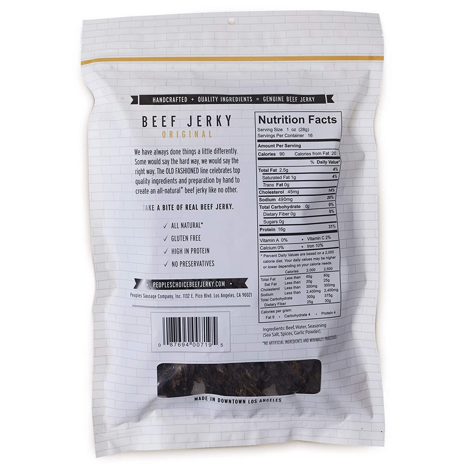 People's Choice Beef Jerky - Old Fashioned - Original ...