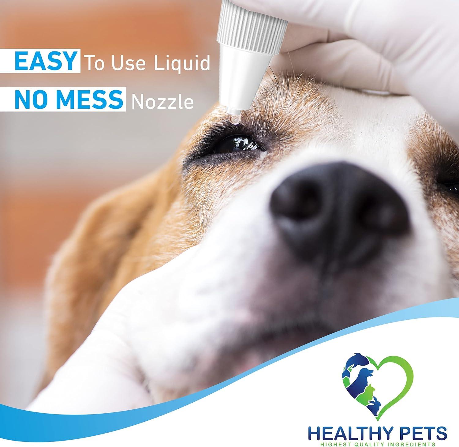 HEALTHY PETS HIGHEST QUALITY INGREDIENTS Dog Cat eye drops infection wash treatment antibiotic