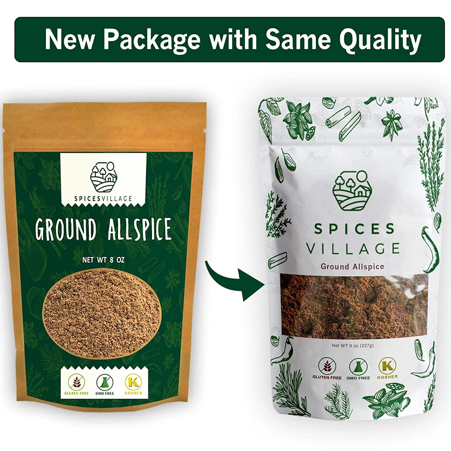 SPICES VILLAGE Ground Allspice (8 oz) Powdered Fresh Whole Allspice