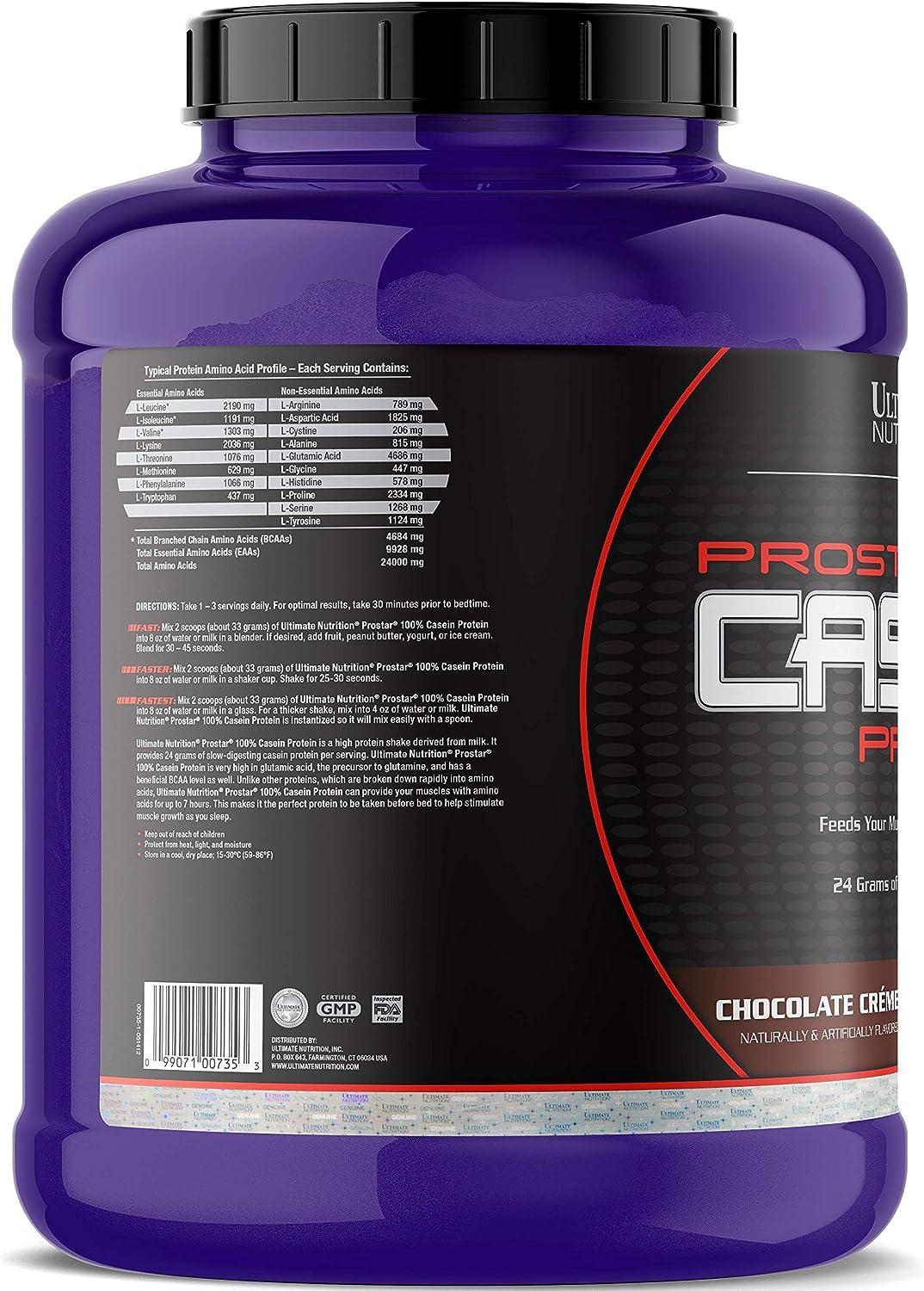 Ultimate Nutrition Prostar Micellar & Hydrolyzed Casein Protein Powder
