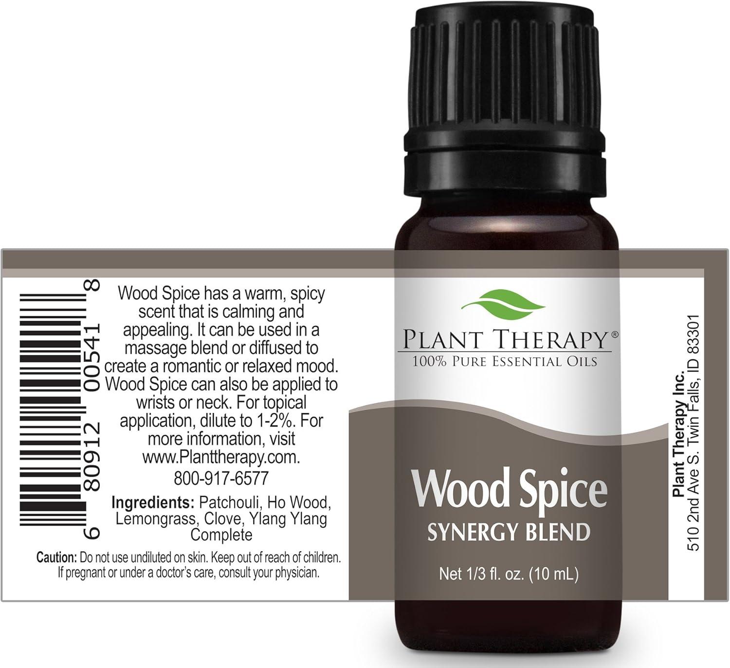 Shop Plant Therapy Wood Spice Essential Oil Blend 10 mL - 100% Pure  Undiluted Therapeutic Grade | International Shipping Available | Buy Now  with Express International Delivery | GoSupps.com