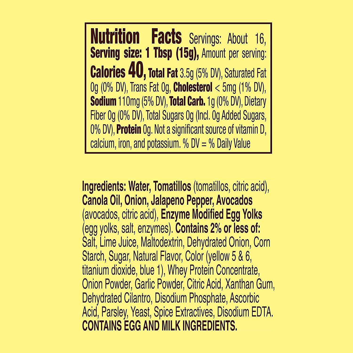 Old El Paso Taco Sauce Creamy Salsa Verde, 9 oz.