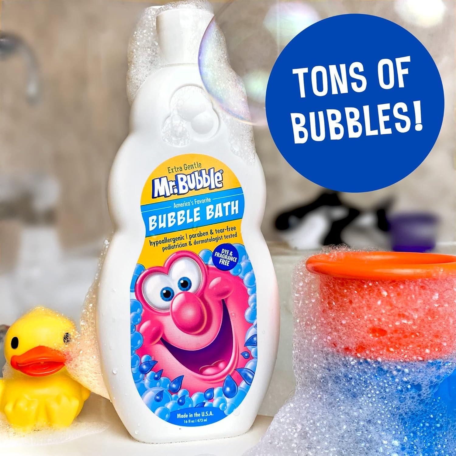 Mr Bubble Extra Gentle Bubble Bath Pack of 4 Relaxing and