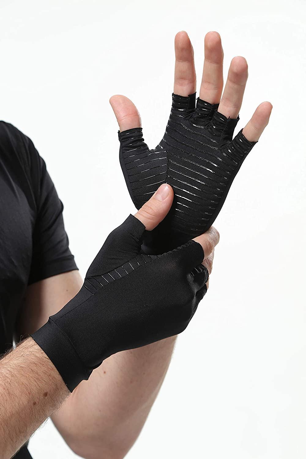 COPPER HEAL Arthritis Compression Gloves Rheumatoid Carpal Tunnel Glove