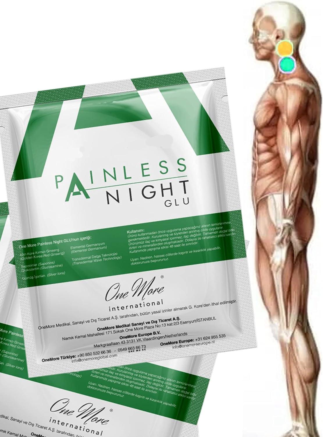 One More International Painless Night Glue 25pcs Pack Korean Red