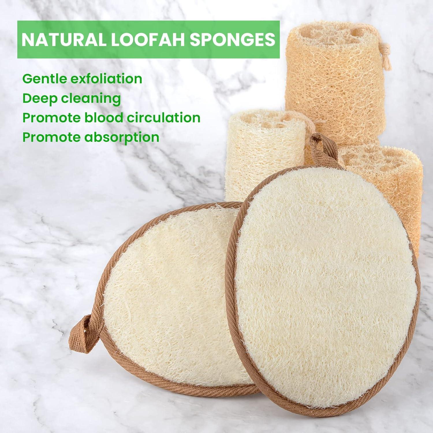 Full Loofah Natural Exfoliating Biodegradable Loofah Sponge
