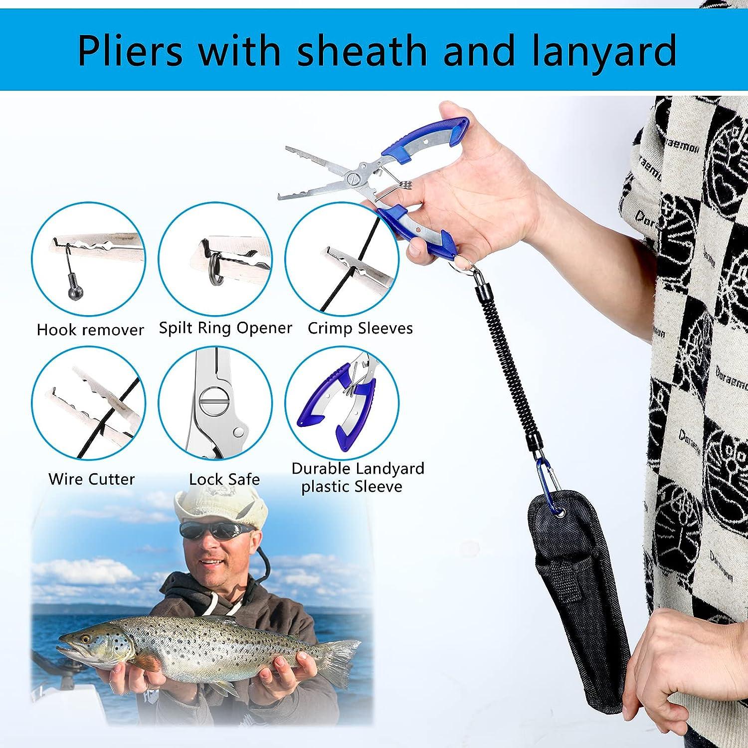 Nylon Fishing Accessory Belt Lure Clamp Fish Grip Hook Remover Outdoor Tool  Waistband