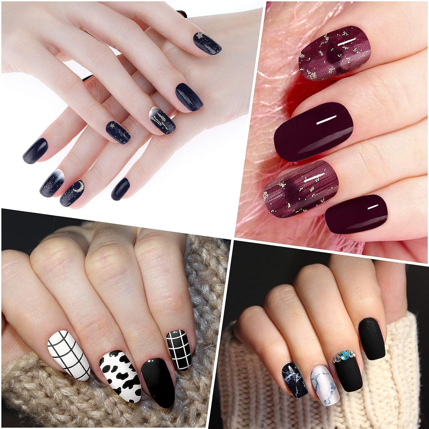 TUTUnaumb Color Nail Polish Strips Wraps DIY Decals Beauty Nail Stickers  Full Cover Beauty & Health Makeup On Sale - Walmart.com