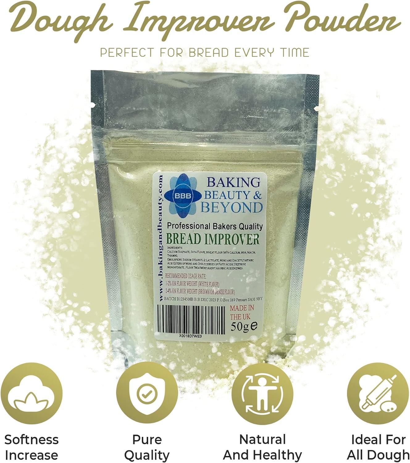 Bread Improver Powder Dough Improver for Bread Professional Dough Enhancer for Bread All