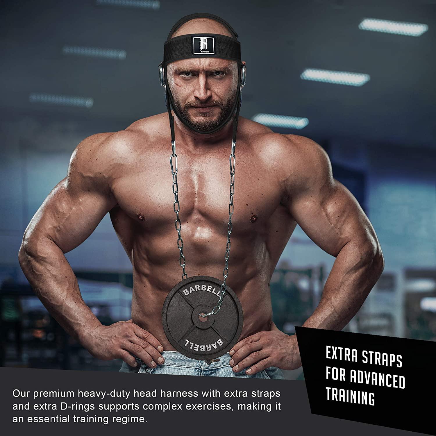 RIMSports Neck Harness for Weight Training Adjustable Head Harness