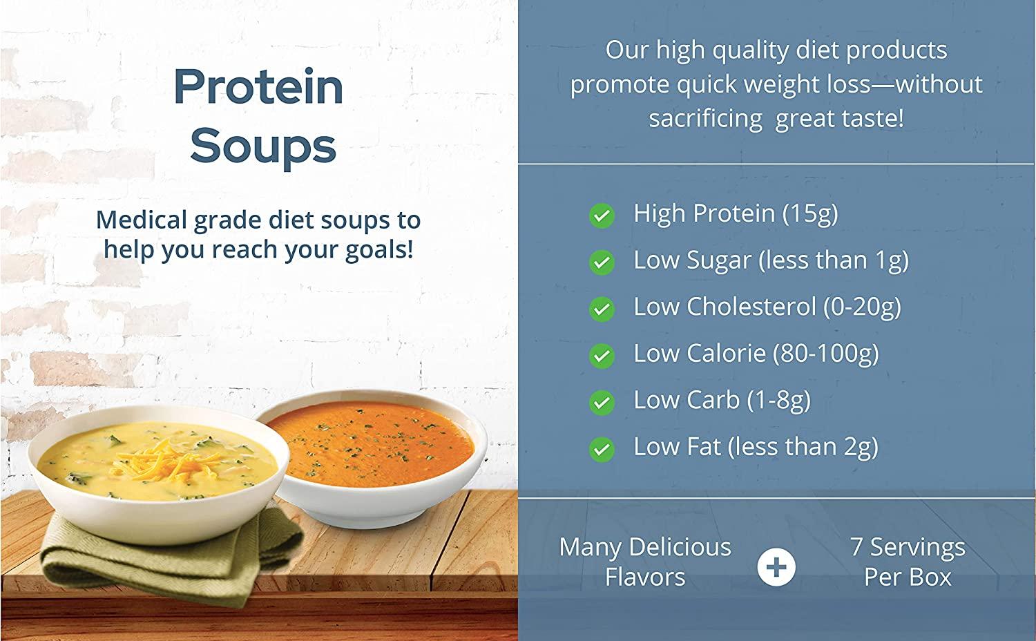 NutriWise By Doctors Weight Loss Unknown High Protein 15g Soup 7/Box Loss, Diet, KETO