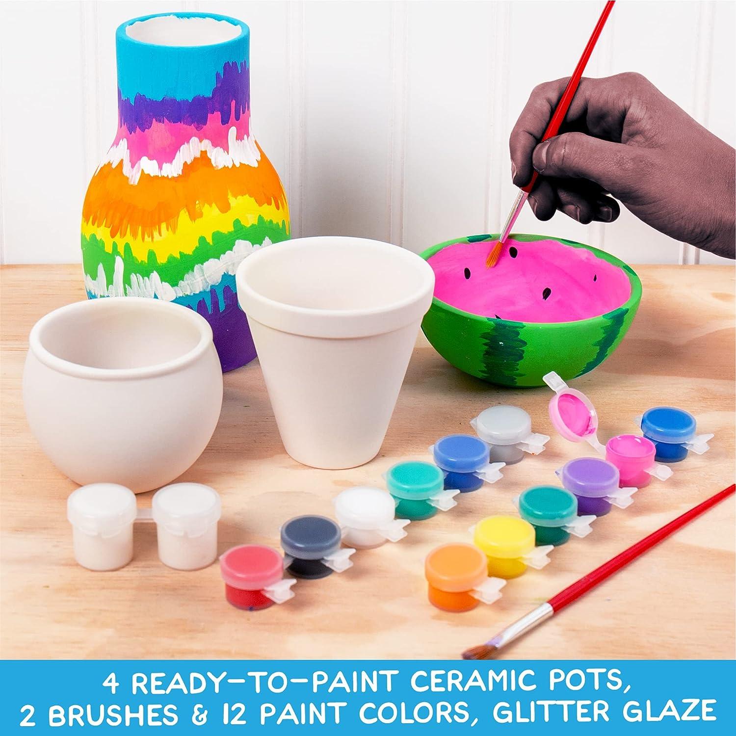 Made By Me Paint Your Own Ceramic Pottery Fun Ceramic Painting Kit
