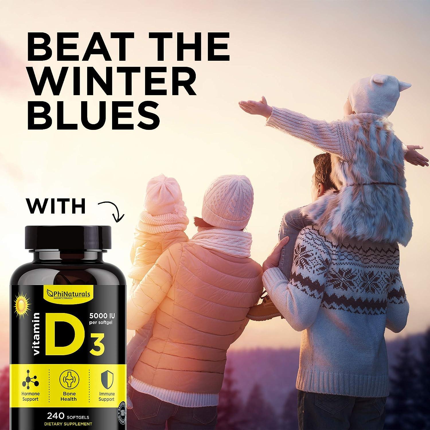 Vitamin D3 5000 IU Extra Virgin Olive Oil for Maximum Absorption