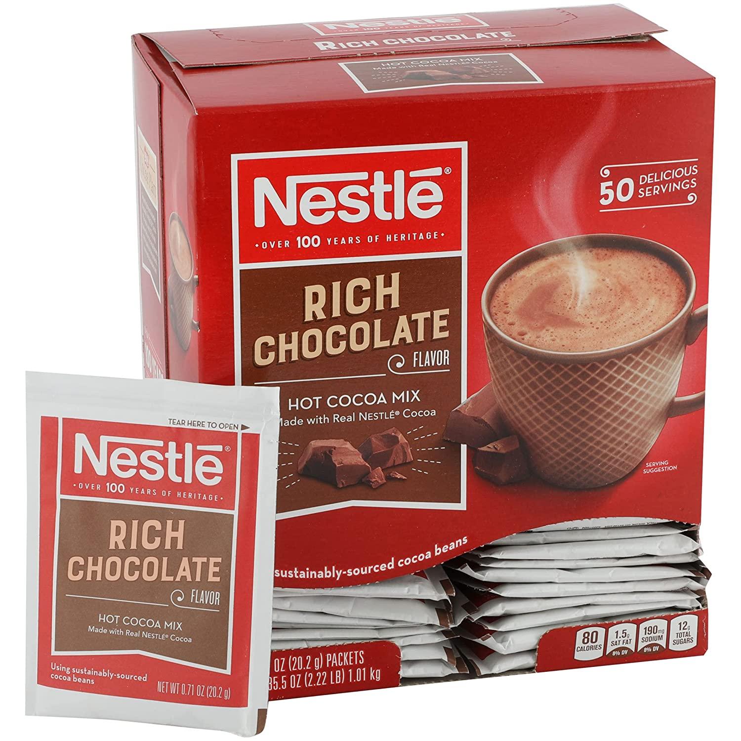 Nestle Hot Chocolate Mix, Hot Cocoa, Rich Chocolate Flavor, Made with