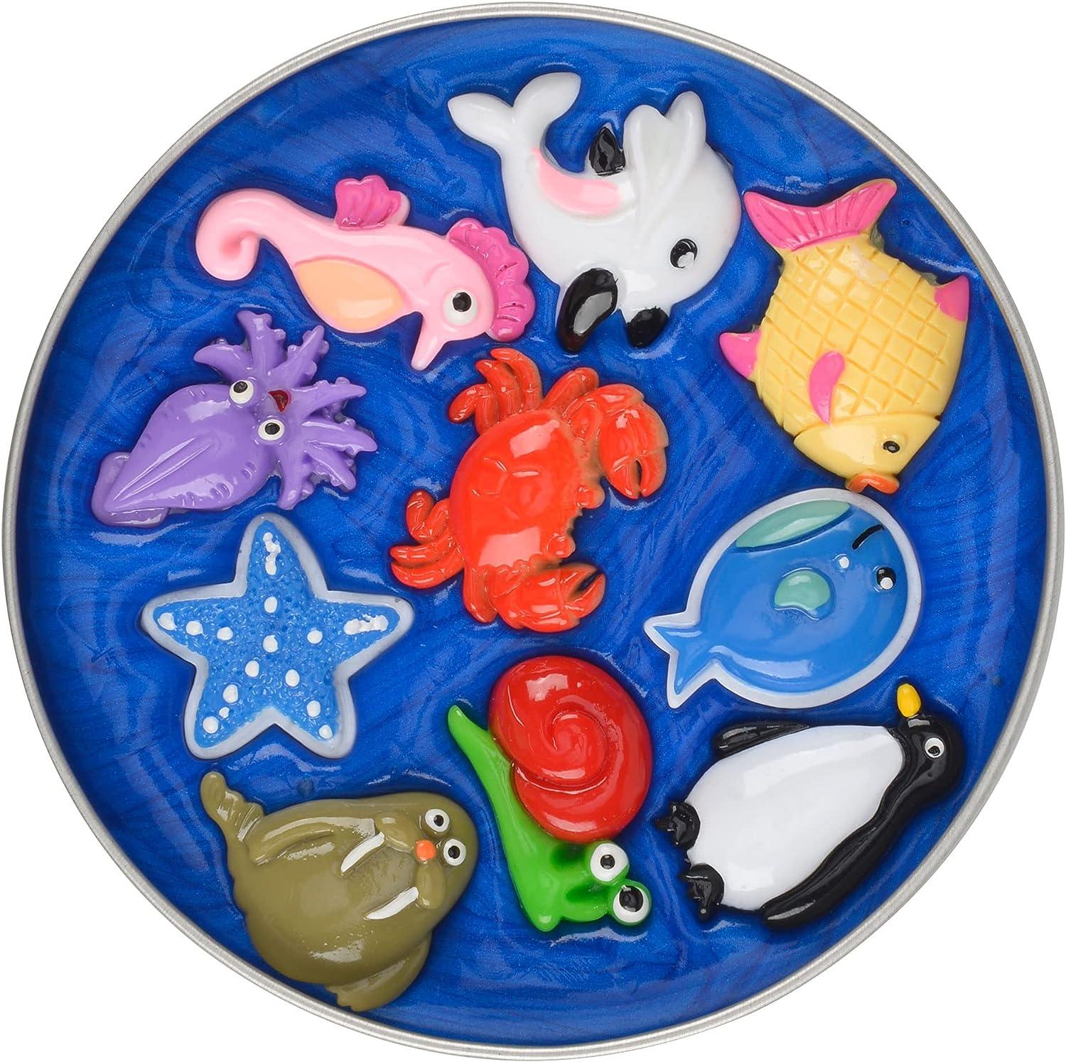 INNERACTIVE Play Putty Therapy Putty for Kids with Charms Deep Blue Sea Theraputty Soft