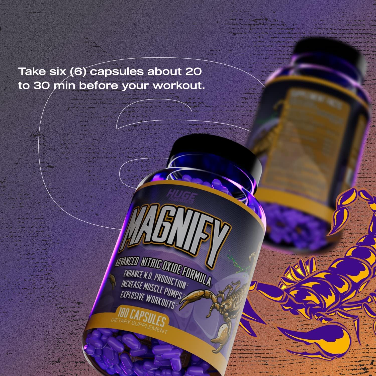 Huge Supplements Magnify Nitric Oxide Supplement Advanced N.O