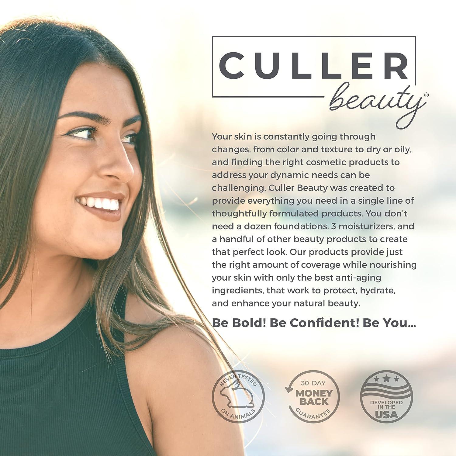 CULLER BEAUTY Self Adjusting Foundation SPF 50 Light Shade, Instant