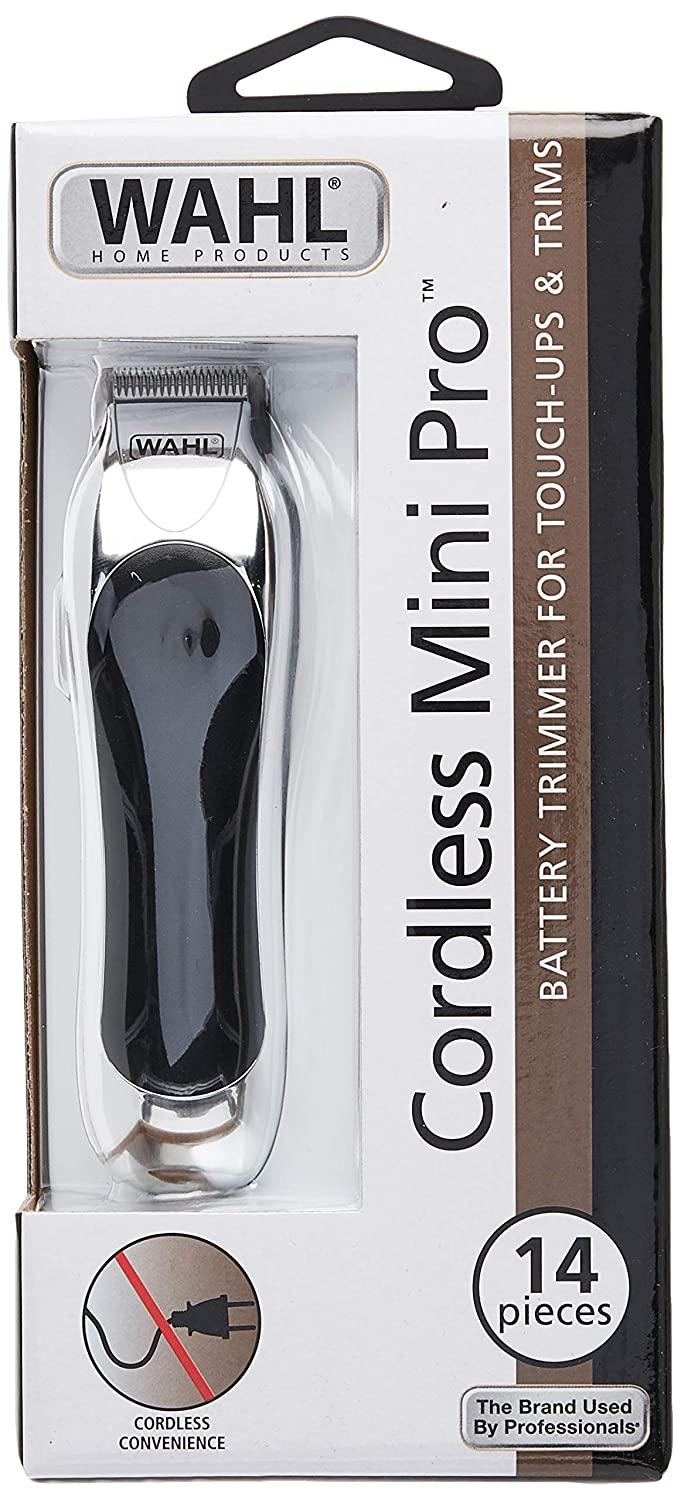 Cordless Mini Pro 14 Piece Haircutting Kit - Chrome/Black | Buy