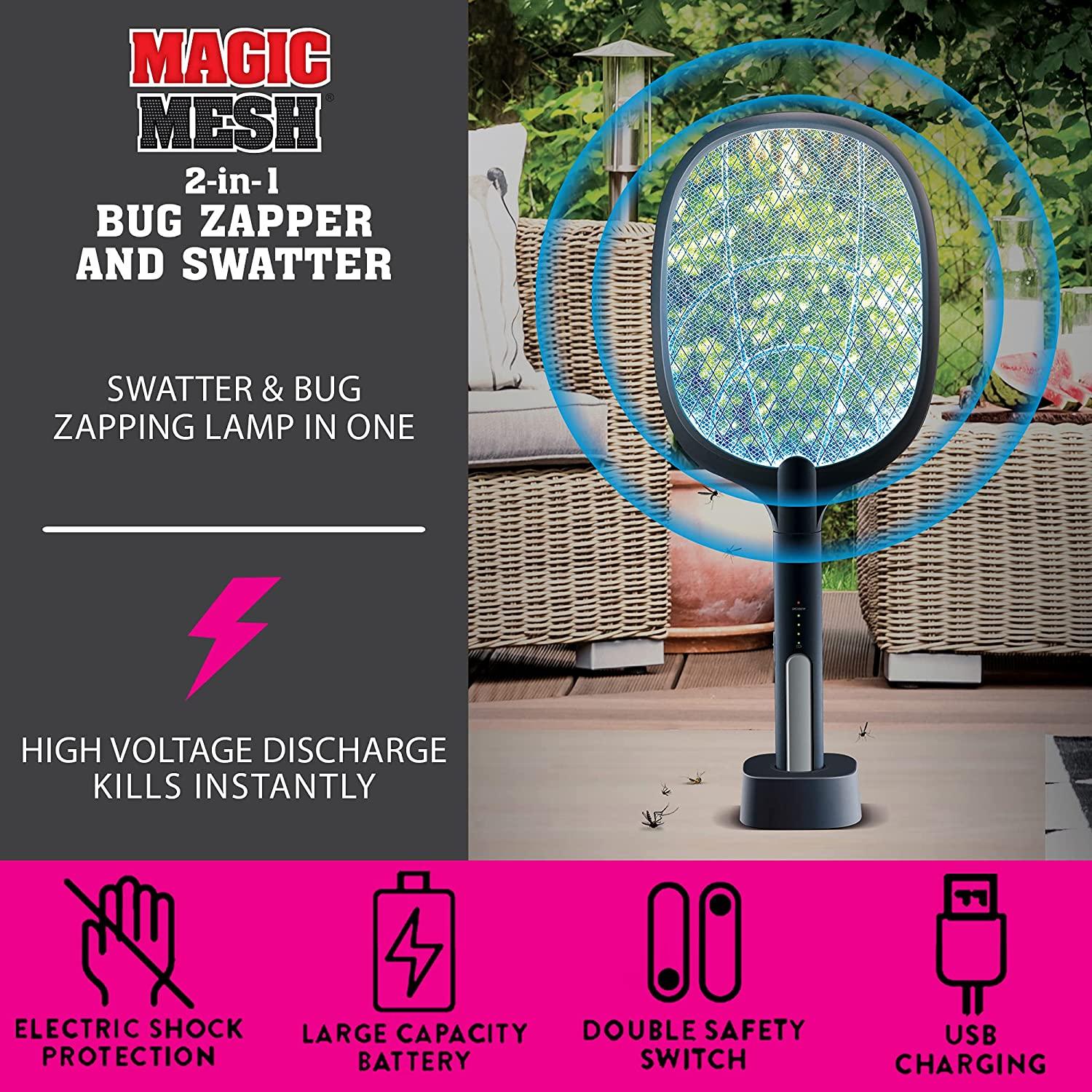 Magic Mesh 2-in-1 Bug Zapper and Swatter - Power Townsend Company