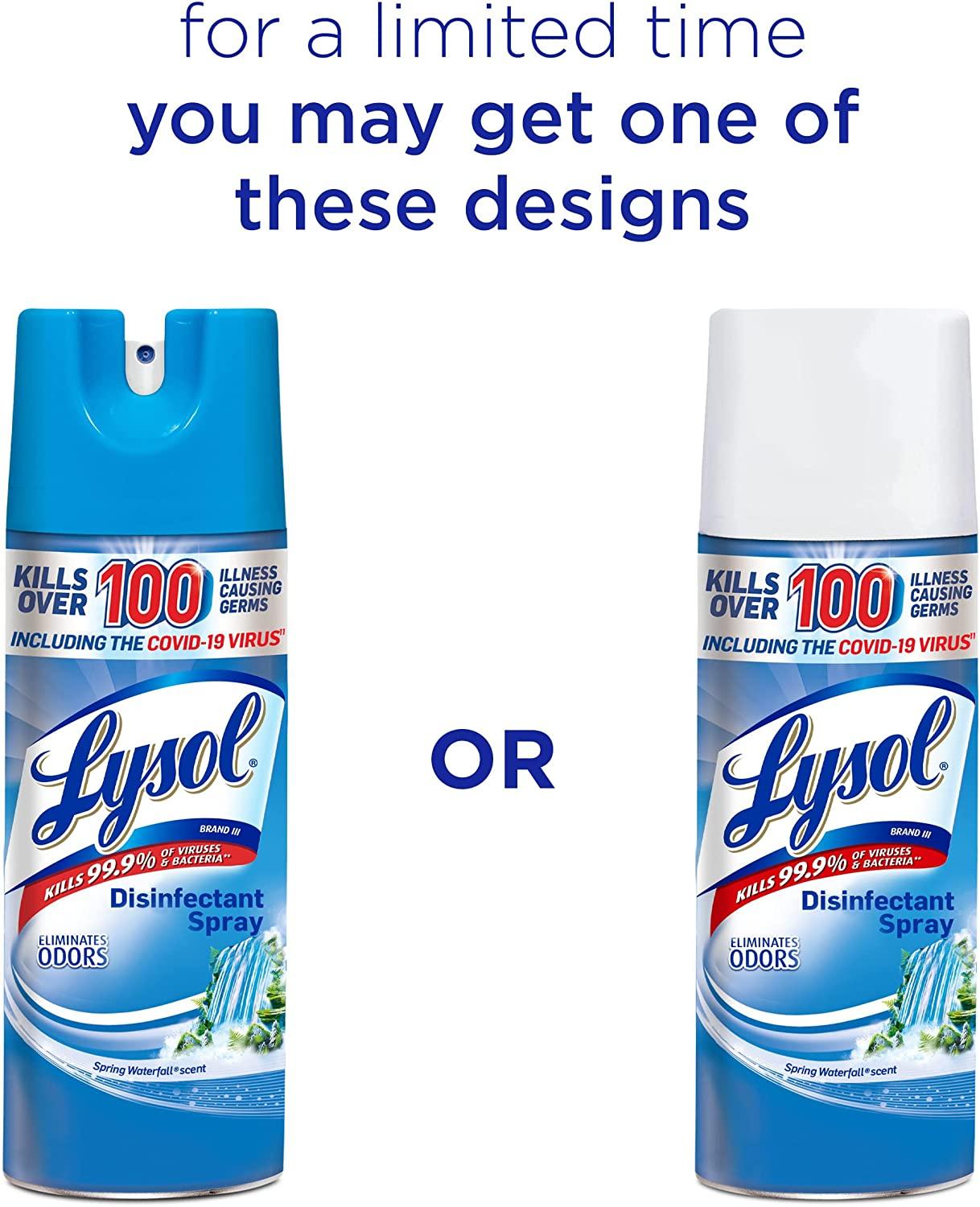 Lysol Disinfectant Spray, Sanitizing and Antibacterial Spray, For